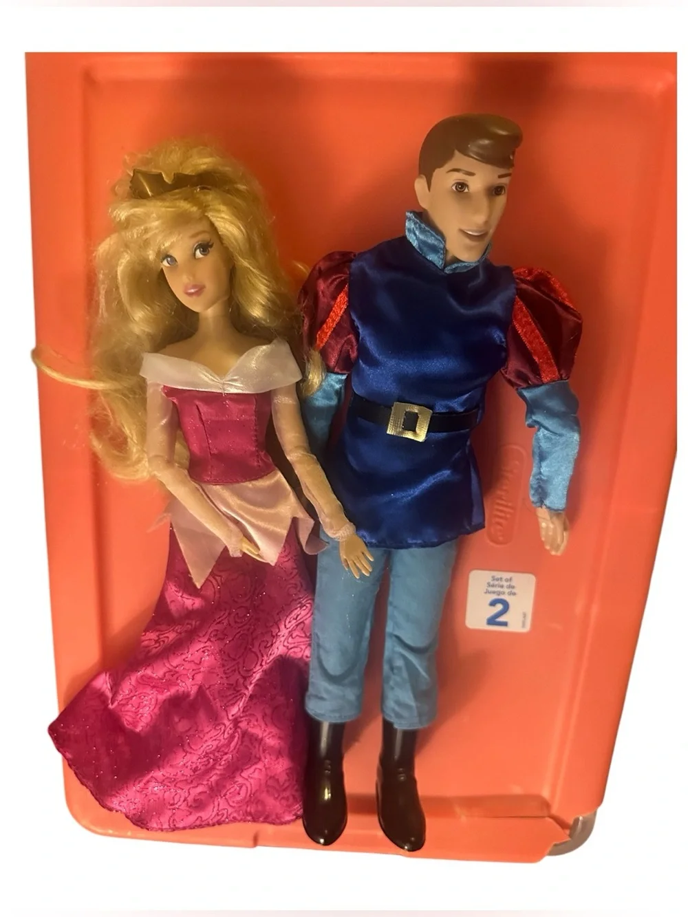 Disney Store Aurora, Prince Phillip Doll &  & Maleficent